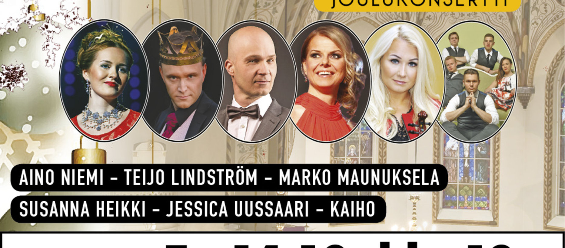 Kuninkaallinen Joulukonsertti Orimattilan kirkossa klo 19
