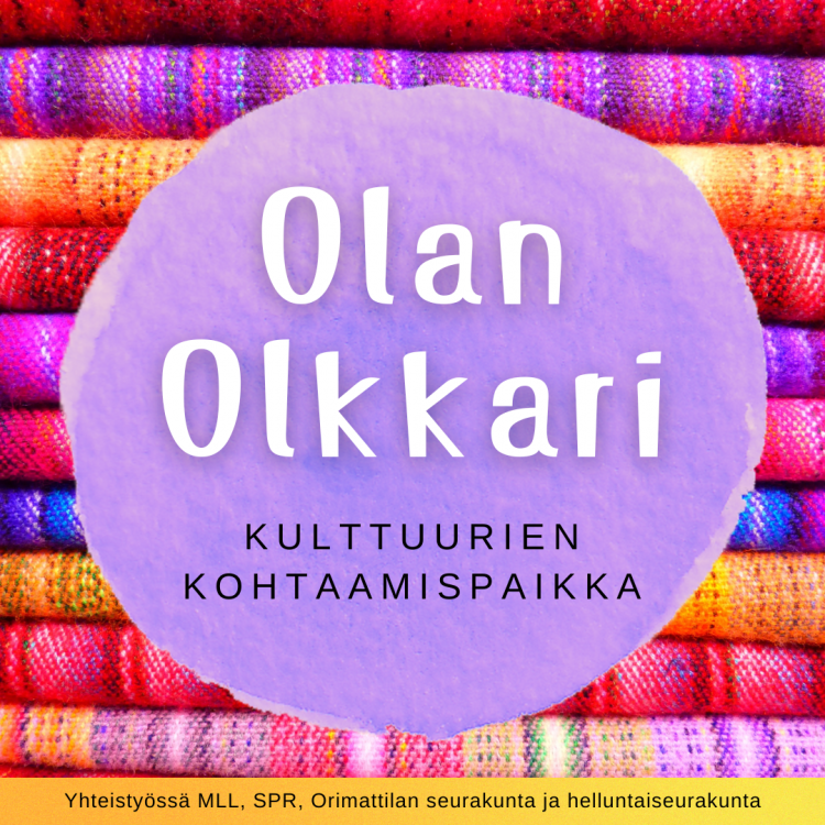Värikkäitä kankaita, Olan olkkari-teksti 