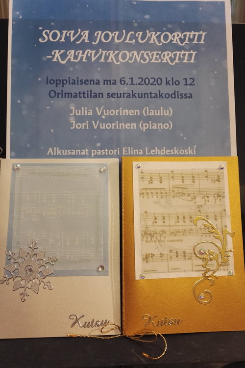 Soiva joulukortti -kahvikonsertti Soiva joulukortti -kahvikonsertti
