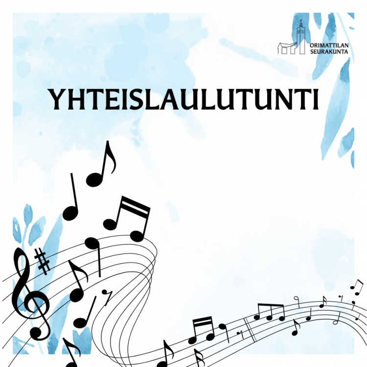 nuotteja ja sinisiä lehtiä