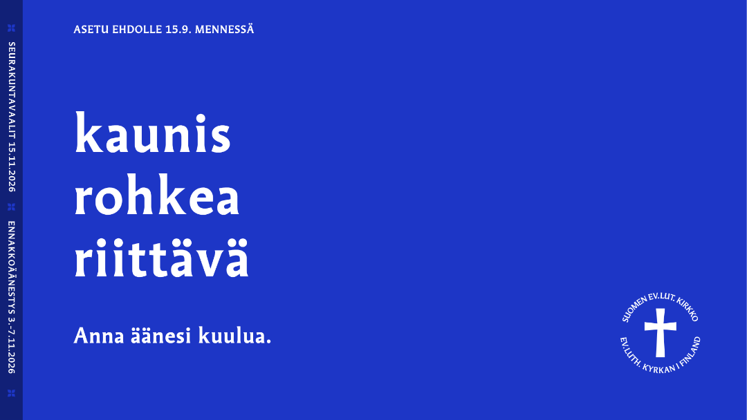 Vaalikone julkaistaan ke 7.10.!