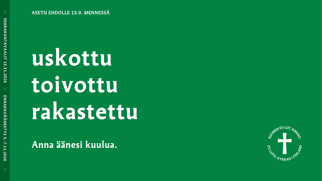 Tietoa seurakuntavaaleista                  